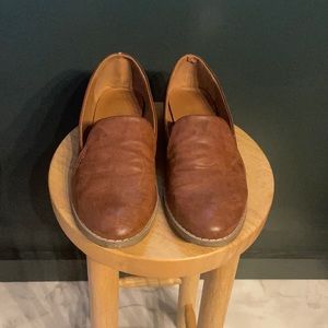 Brown loafers